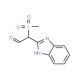 1H-benzimidazol-2-yl(methylsulfonyl)acetaldehyde - chemical structure image