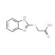 (1H-Benzimidazol-2-ylsulphanyl)acetic acid 的分子结构, CAS编号: 3042-00-0 (1H-Benzimidazol-2-ylsulphanyl)acetic acid (CAS 3042-00-0) - chemical structure image