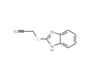 (1H-benzimidazol-2-ylthio)acetonitrile - chemical structure image