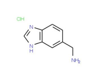 1H-Benzimidazol-5-ylmethylamine hydrochloride (CAS 164648-60-6) - chemical structure image