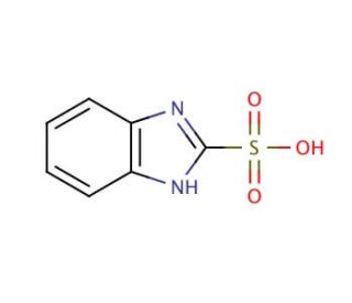 1H-Benzimidazole-2-sulfonic acid (CAS 40828-54-4) - chemical structure image