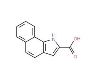1H-Benzo[g]indole-2-carboxylic acid - chemical structure image