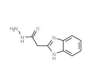 (1H-Benzoimidazol-2-yl)-acetic acid hydrazide (CAS 19731-02-3) - chemical structure image