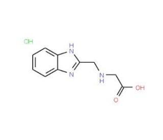 [(1H-Benzoimidazol-2-ylmethyl)-amino]-acetic acid hydrochloride - chemical structure image