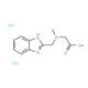 [(1H-Benzoimidazol-2-ylmethyl)-methyl-amino]-acetic acid dihydrochloride - chemical structure image