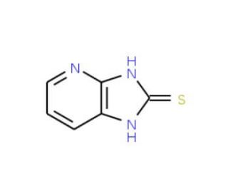1H-Imidazo[4,5-b]pyridine-2-thiol (CAS 29448-81-5) - chemical structure image