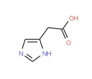 1H-Imidazol-4-ylacetic acid (CAS 645-65-8) - chemical structure image