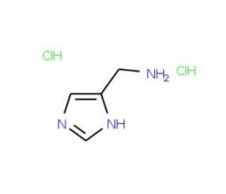 1H-Imidazol-4-ylmethylamine dihydrochloride (CAS 72631-80-2) - chemical structure image