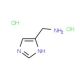 1H-Imidazol-4-ylmethylamine dihydrochloride (CAS 72631-80-2) - chemical structure image