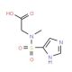 [(1H-Imidazol-5-ylsulfonyl)(methyl)amino]-acetic acid - chemical structure image