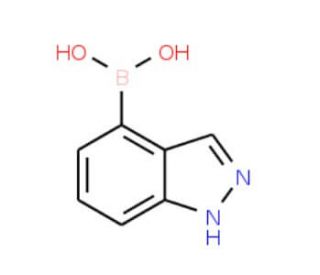 1H-Indazole-4-boronic acid (CAS 1023595-17-6) - chemical structure image