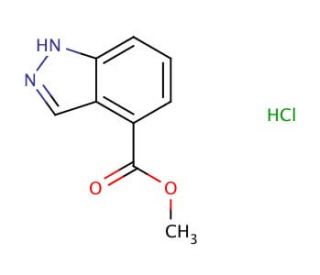 1H-Indazole-4-carboxylic acid methyl ester hydrochloride - chemical structure image