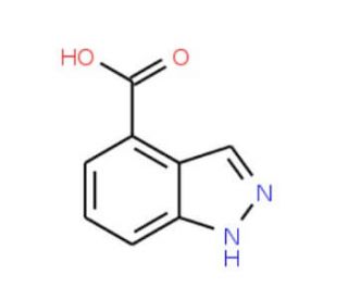 1H-Indazole-4-carboxylic acid (CAS 677306-38-6) - chemical structure image