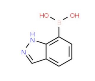 1H-Indazole-7-boronic acid (CAS 915411-01-7) - chemical structure image