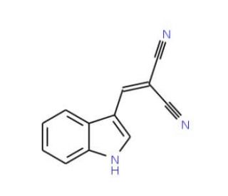 (1H-indol-3-ylmethylene)malononitrile (CAS 75629-62-8) - chemical structure image