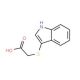 (1H-Indol-3-ylsulfanyl)-acetic acid (CAS 54466-88-5) - chemical structure image