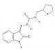 1H-indole-2,3-dione 3-[N-(tetrahydrofuran-2-ylmethyl)thiosemicarbazone] - chemical structure image