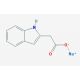 1H-Indole-2-acetic acid sodium salt (CAS 172513-77-8) - chemical structure image