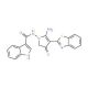 1H-Indole-3-carboxylic acid (5-amino-4-benzothiazol-2-yl-3-oxo-2,3-dihydro-pyrrol-1-yl)-amide - chemical structure image