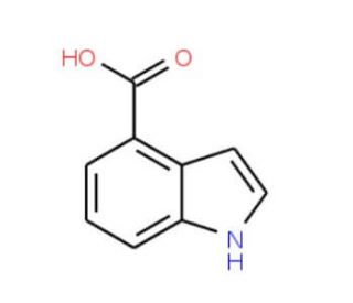 1H-indole-4-carboxylic acid (CAS 2124-55-2) - chemical structure image