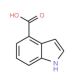 1H-indole-4-carboxylic acid (CAS 2124-55-2) - chemical structure image