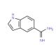 1H-Indole-5-carboxamidine (CAS 71889-75-3) - chemical structure image