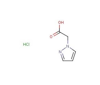 1H-pyrazol-1-ylacetic acid hydrochloride - chemical structure image