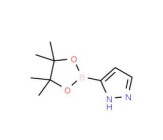 1H-Pyrazole-3-boronic acid pinacol ester (CAS 844501-71-9) - chemical structure image