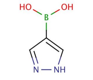 1H-Pyrazole-4-boronic acid (CAS 763120-58-7) - chemical structure image