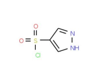 1H-pyrazole-4-sulfonyl chloride (CAS 438630-64-9) - chemical structure image