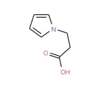 1H-Pyrrole-1-propanoic acid (CAS 89059-06-3) - chemical structure image