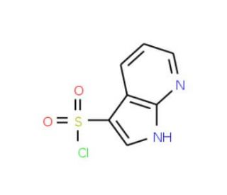 1H-pyrrolo[2,3-b]pyridine-3-sulfonyl chloride - chemical structure image