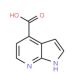 1H-Pyrrolo[2,3-b]pyridine-4-carboxylic acid (CAS 479553-01-0) - chemical structure image