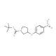 1N-Boc 3-(4′-nitrophenoxy)pyrrolidine (CAS 405887-36-7) - chemical structure image