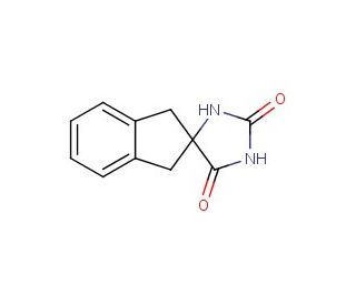 1&prime;,3&prime;-dihydrospiro[imidazolidine-4,2&prime;-indene]-2,5-dione (CAS 27473-61-6) - chemical structure image