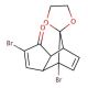 1′,4′-dibromospiro[1,3-dioxolane-2,10′-tricyclo[5.2.1.0{2,6}]decane]-3′,8′-dien-5′-one - chemical structure image