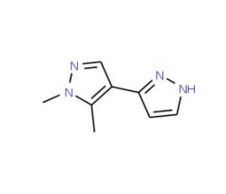 1&prime;,5&prime;-Dimethyl-1H,1&prime;H-[3,4&prime;]bipyrazolyl - chemical structure image