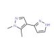 1′,5′-Dimethyl-1H,1′H-[3,4′]bipyrazolyl - chemical structure image