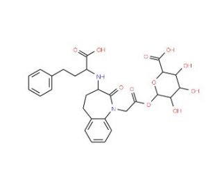 1&prime;-epi-Benazeprilat Acyl-&beta;-D-glucuronide - chemical structure image