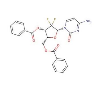 1&prime;-Epi Gemcitabine 3&prime;,5&prime;-Dibenzoate (CAS 134790-40-2) - chemical structure image