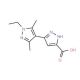 1′-ethyl-3′,5′-dimethyl-1H,1′H-3,4′-bipyrazole-5-carboxylic acid - chemical structure image