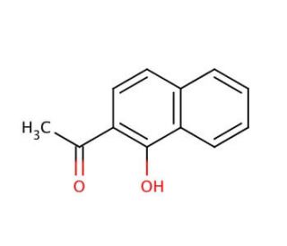 1&prime;-Hydroxy-2&prime;-acetonaphthone (CAS 711-79-5) - chemical structure image