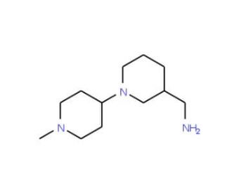 [(1&prime;-Methyl-1,4&prime;-bipiperidin-3-yl)methyl]amine - chemical structure image