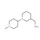 [(1′-Methyl-1,4′-bipiperidin-3-yl)methyl]amine - chemical structure image