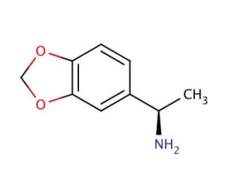 (1R)-1-(1,3-benzodioxol-5-yl)ethanamine (CAS 210488-54-3) - chemical structure image