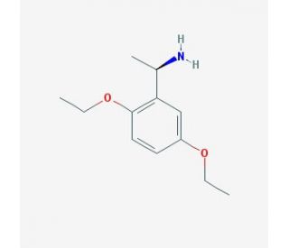 (1R)-1-(2,5-diethoxyphenyl)ethanamine - chemical structure image