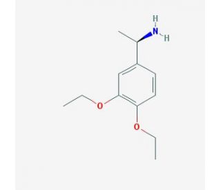 (1R)-1-(3,4-diethoxyphenyl)ethanamine - chemical structure image