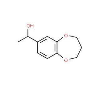 (1R)-1-(3,4-dihydro-2H-1,5-benzodioxepin-7-yl)ethanol - chemical structure image