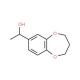 (1R)-1-(3,4-dihydro-2H-1,5-benzodioxepin-7-yl)ethanol - chemical structure image