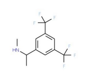 (1R)-1-[3,5-Bis(trifluoromethyl)phenyl]-N-methylethanamine (CAS 334477-60-0) - chemical structure image
